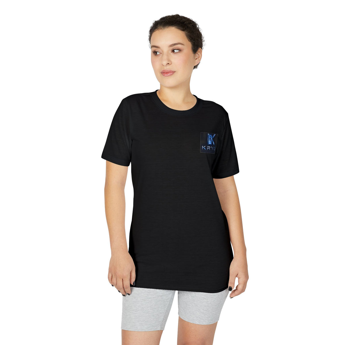 KRYO Logo Performance T‑Shirt — Futuristic Cryo Tech Graphic Tee