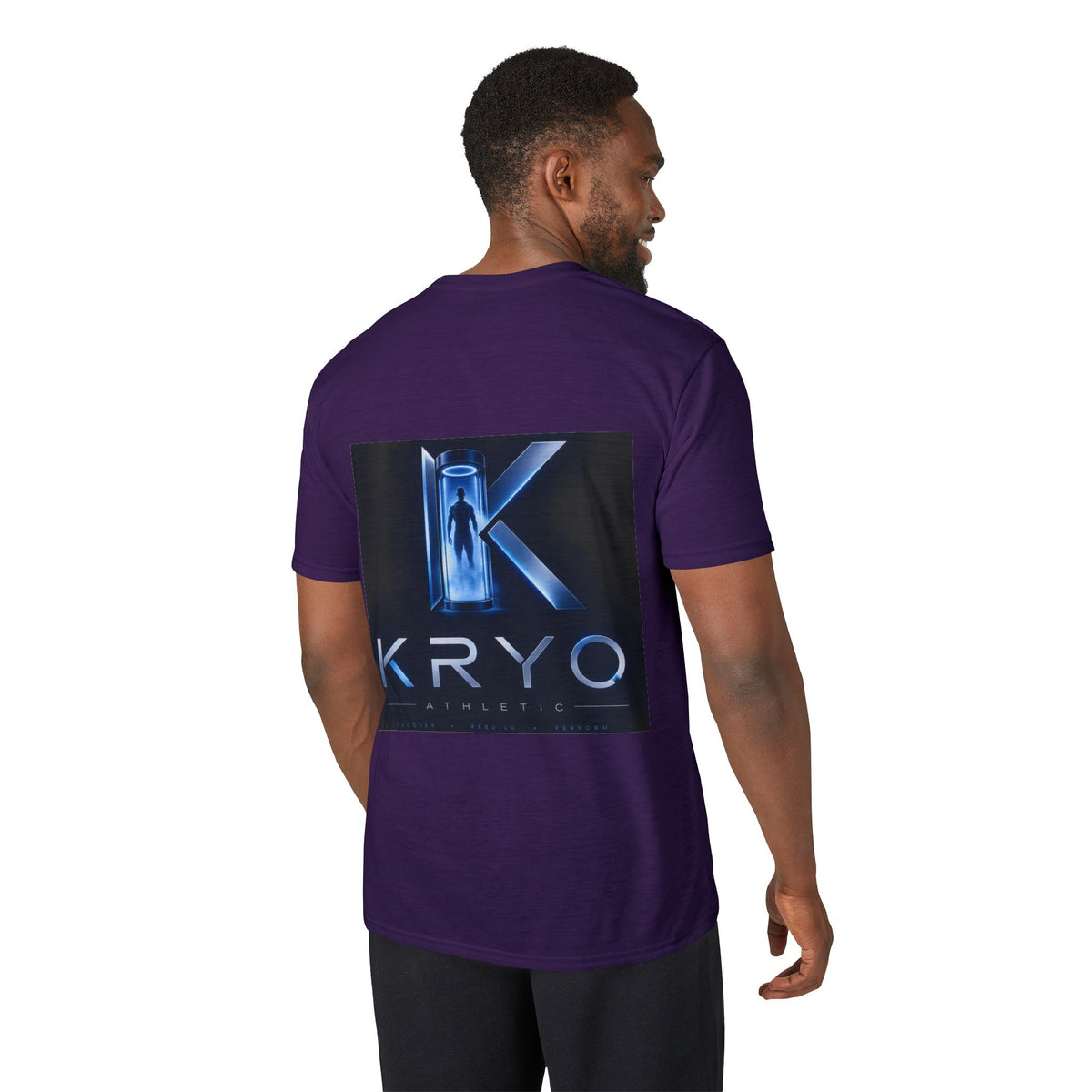KRYO Logo Performance T‑Shirt — Futuristic Cryo Tech Graphic Tee