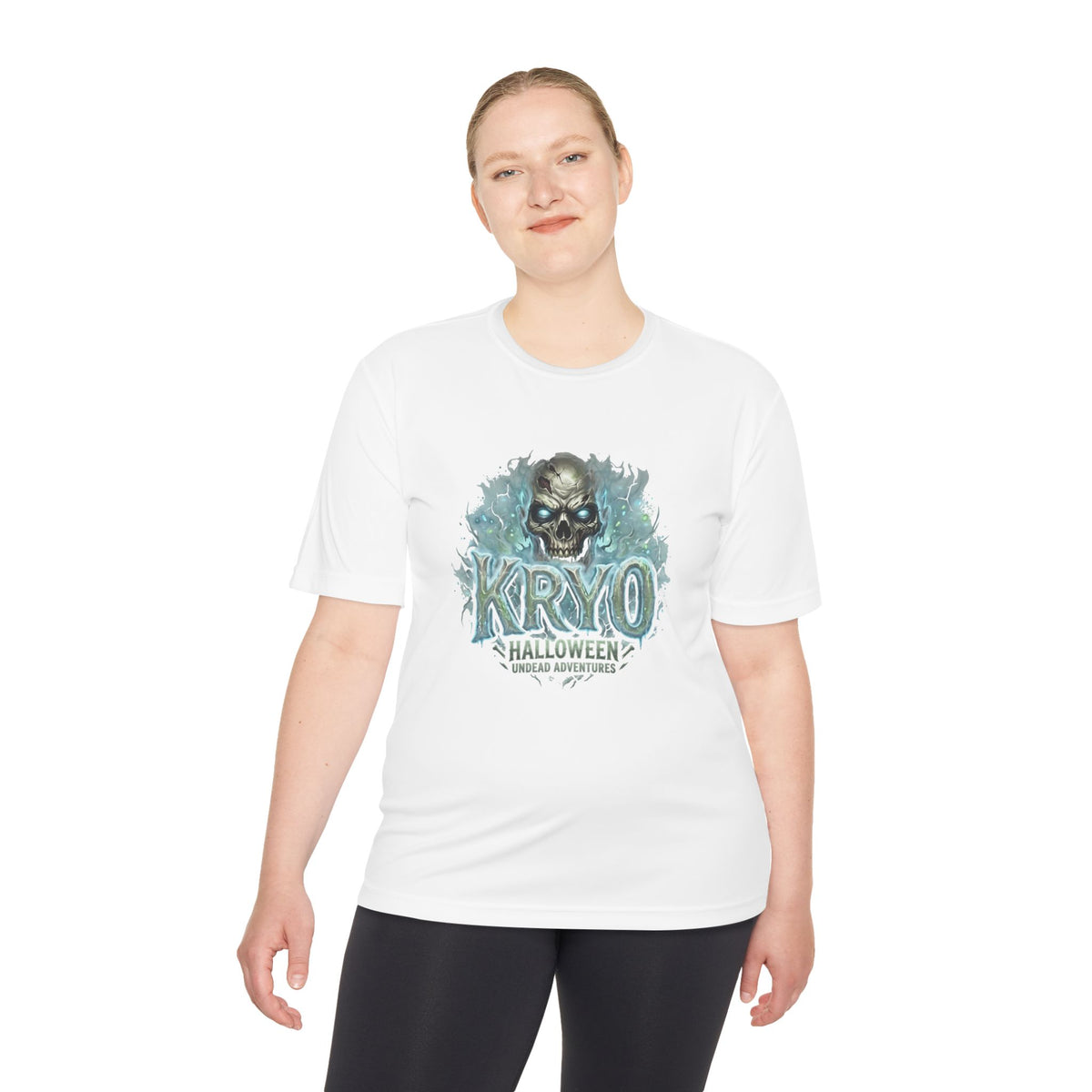 Kryo Halloween Skull Tee — Moisture‑Wicking Horror Graphic Tee