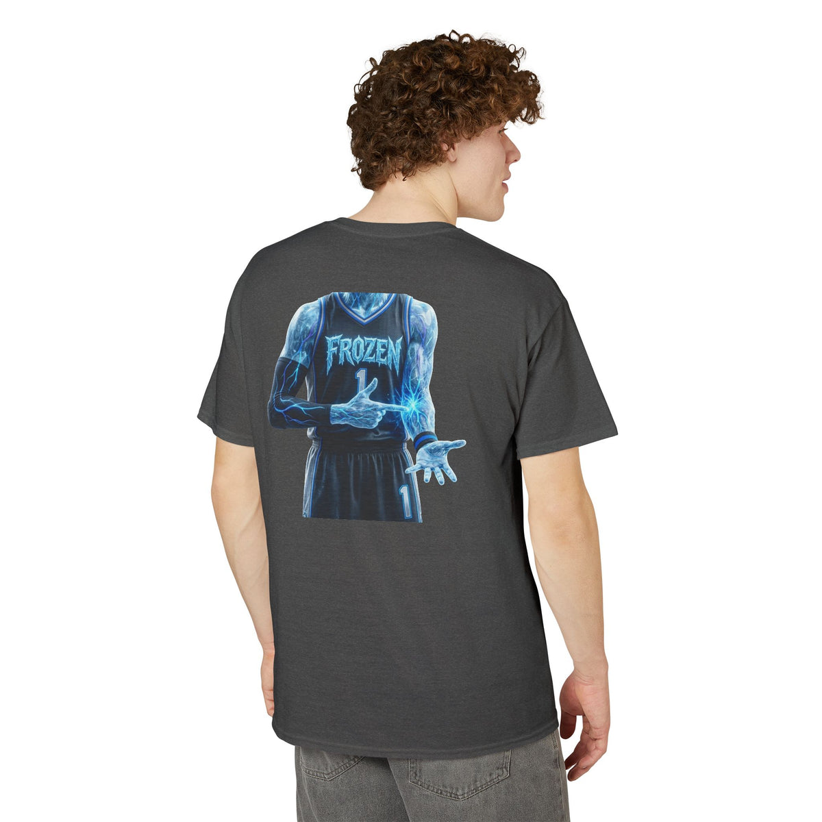 Ice in My Veins Kryo Basketball T-Shirt — Ice-Effect Player Graphic Tee