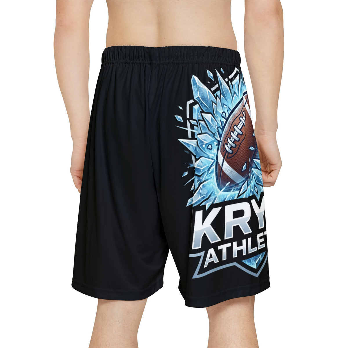 Football Ice Burst Athletic Shorts — Kryo Men’s Sports Shorts