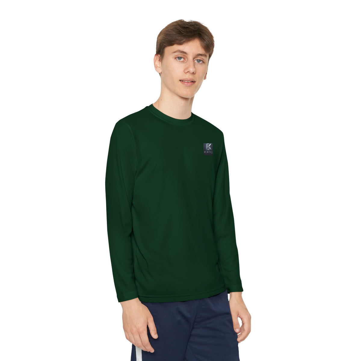 Kryo Youth Volleyball Long Sleeve Tee — 'Play. Athlete' Graphic