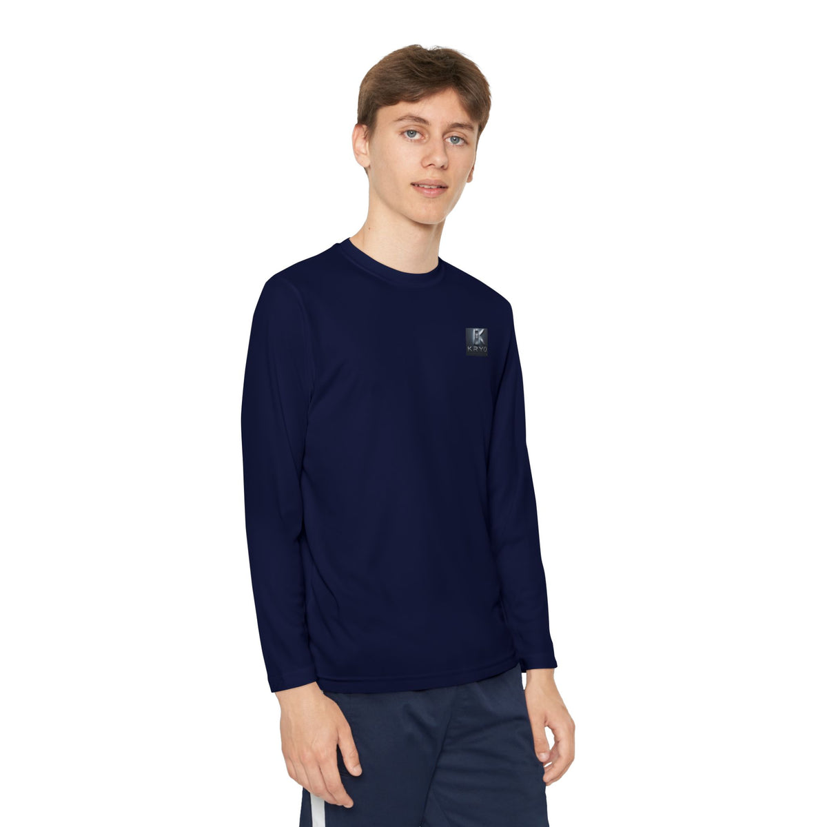 Kryo Youth Volleyball Long Sleeve Tee — 'Play. Athlete' Graphic