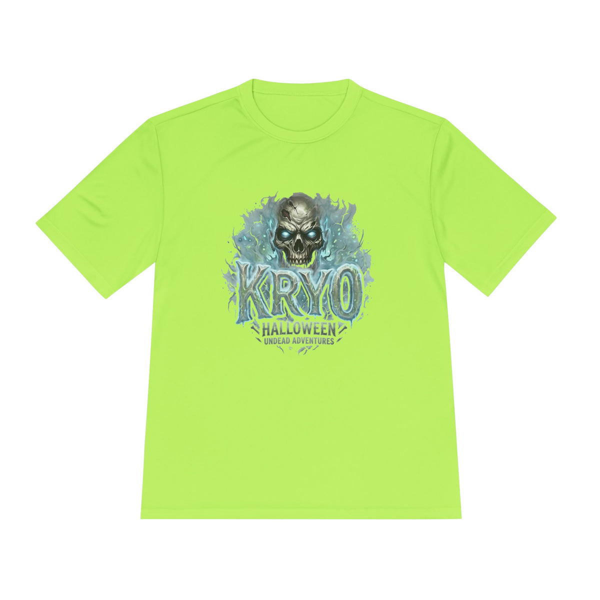 Kryo Halloween Skull Tee — Moisture‑Wicking Horror Graphic Tee