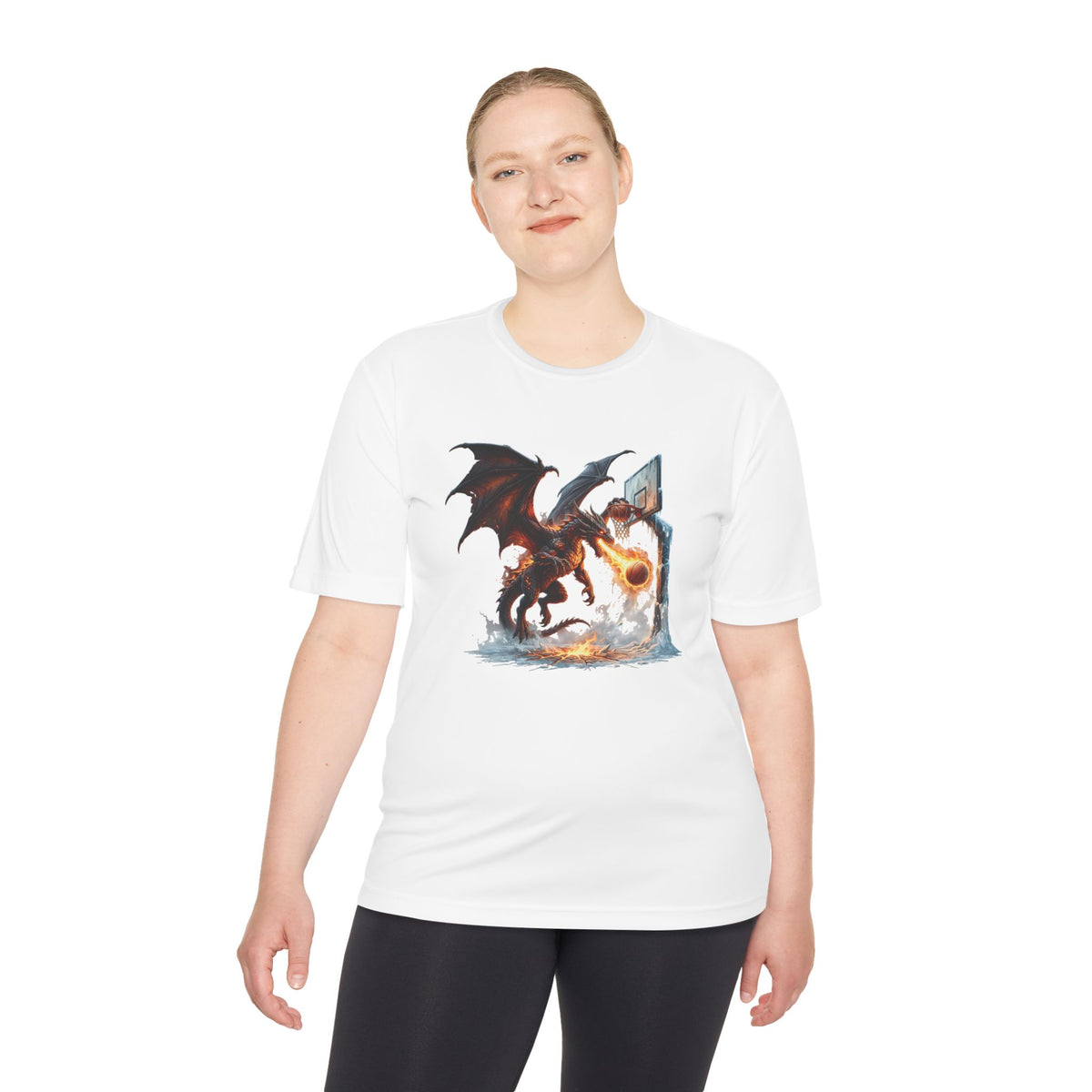 Dragon Basketball Tee — Fantasy Dragon Dunk Sports Shirt