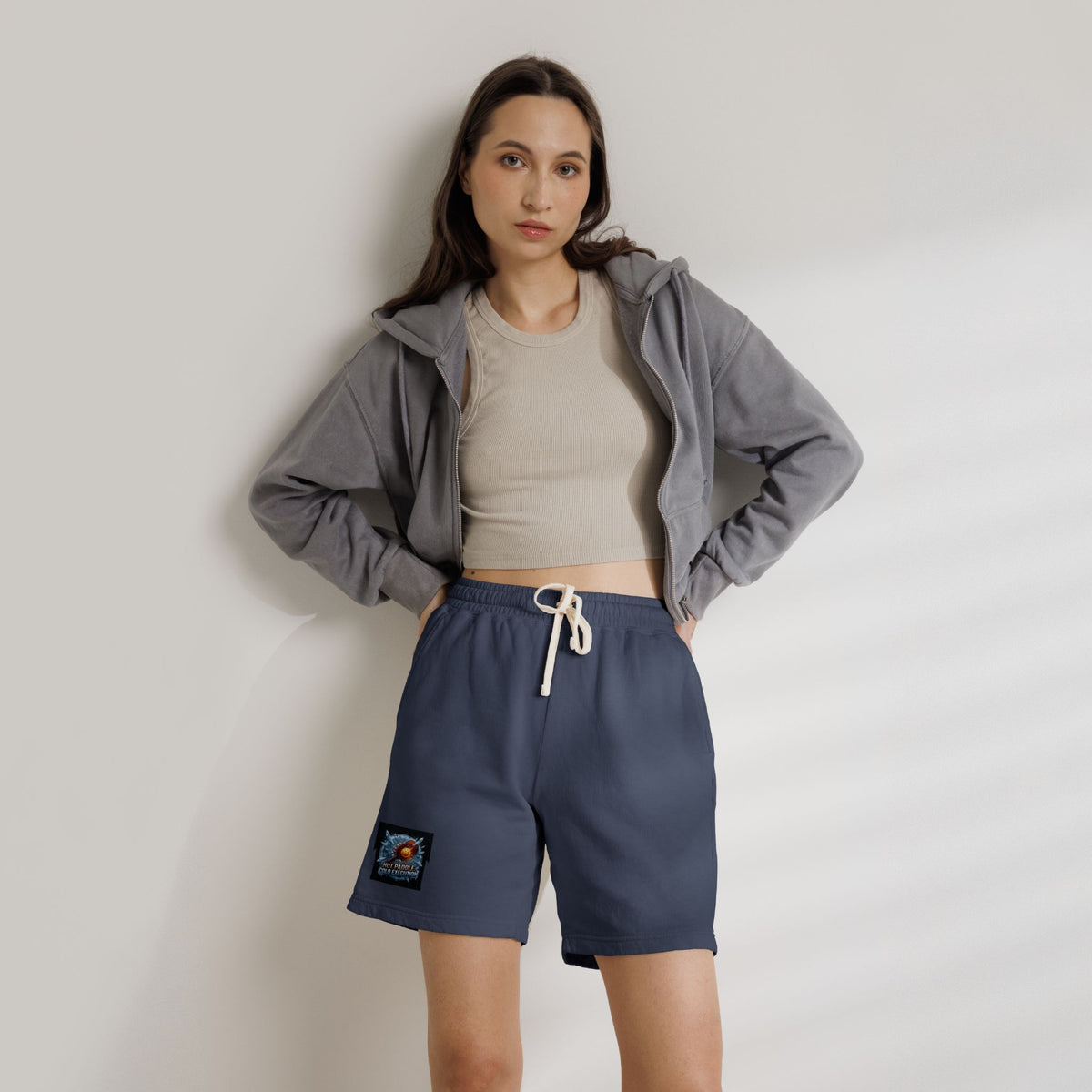 Kryo Paddleball Fleece Sweat Shorts — Vintage Sunrise Patch