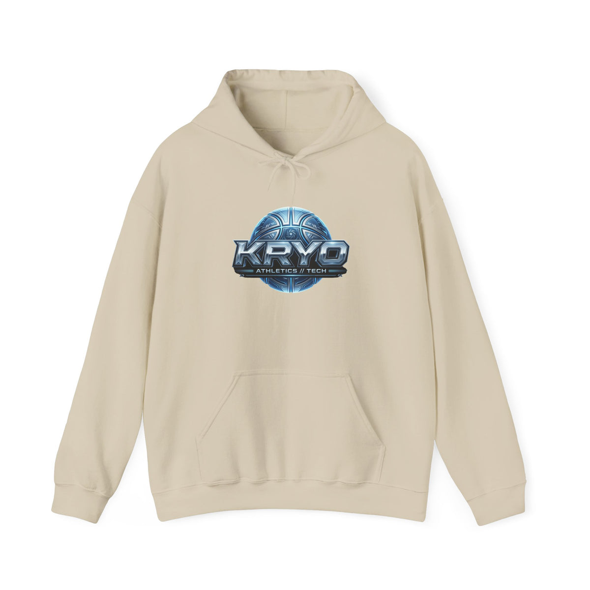 KRYO Gaming Logo Hoodie — Futuristic Blue Esports Pullover