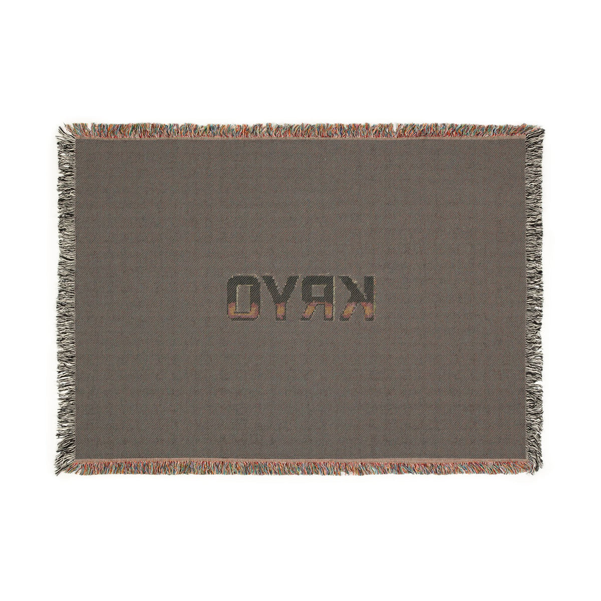 KRYO Text Woven Blanket — Cozy Personalized Name Throw
