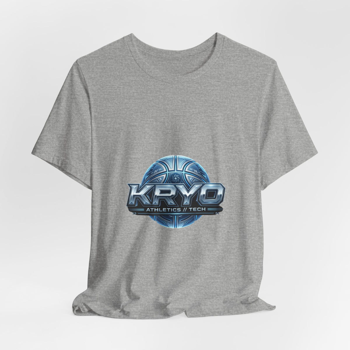 KRYO Athletic Tech Logo T‑Shirt — Futuristic Sports Graphic Tee