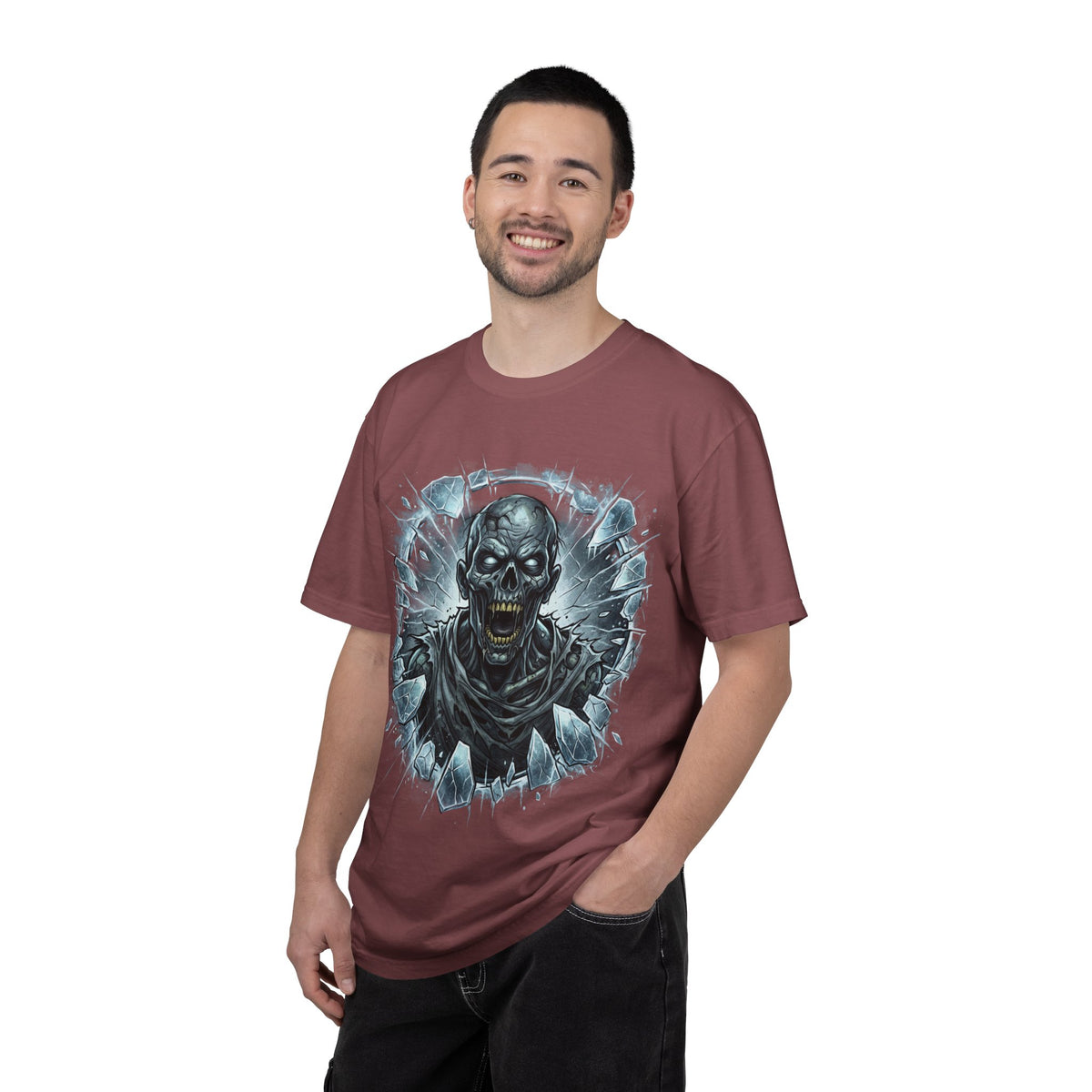 KRYO Skull Graphic T-Shirt — Horror Zombie Illustration Tee