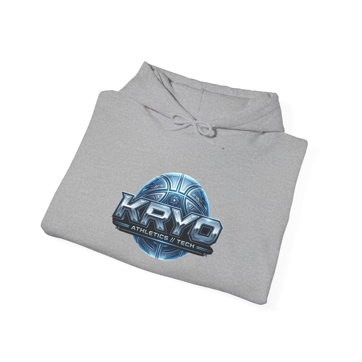 KRYO Gaming Logo Hoodie — Futuristic Blue Esports Pullover