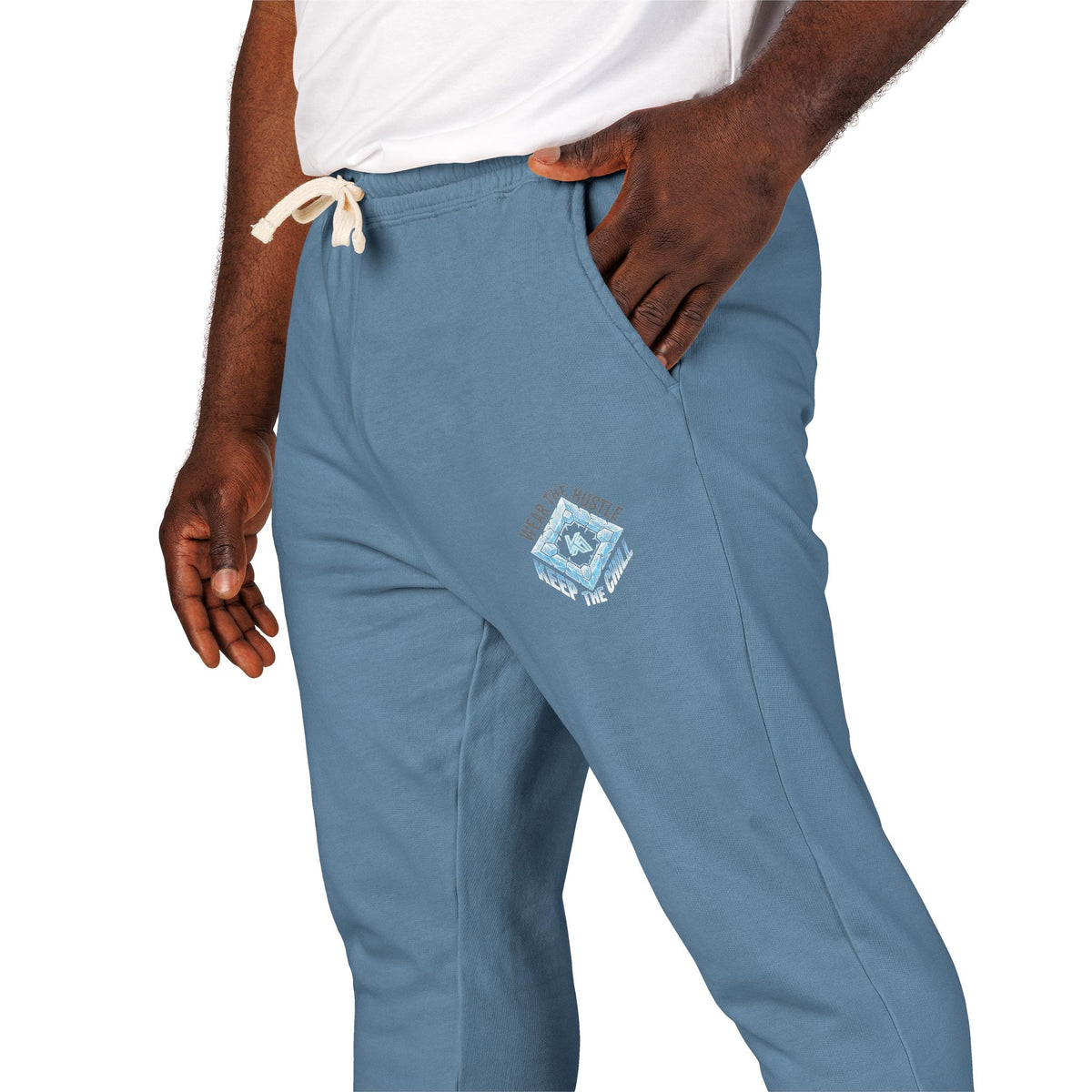 Kryo Baseball Cozy Geo Emblem Sweatpants — Garment-Dyed Fleece Joggers
