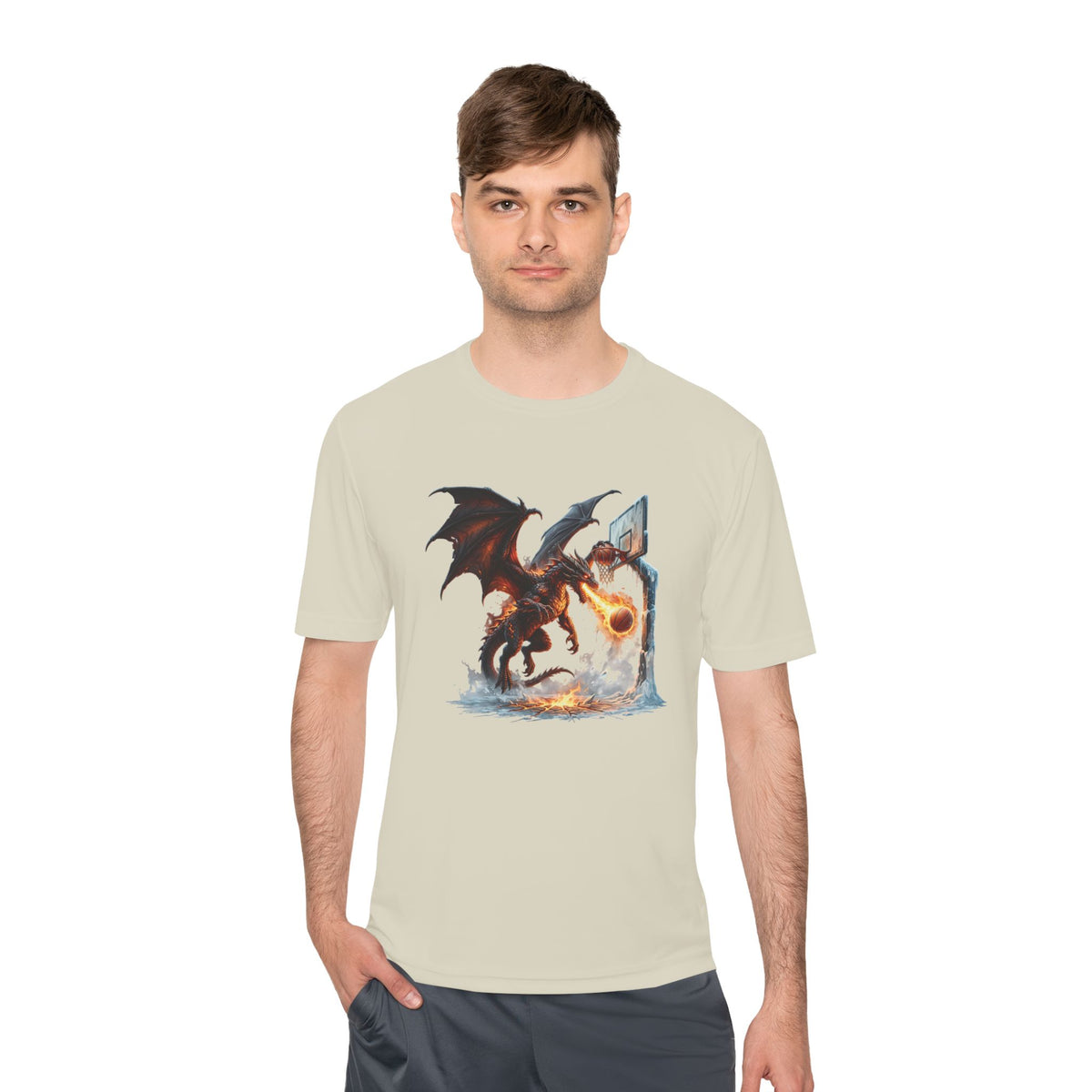 Dragon Basketball Tee — Fantasy Dragon Dunk Sports Shirt