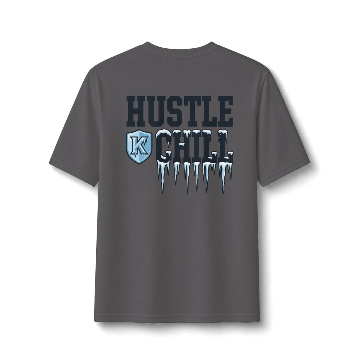 Kryo Football Hustle & Chill Performance Tee — Athletic Moisture-Wicking Shirt with Ice Graphic