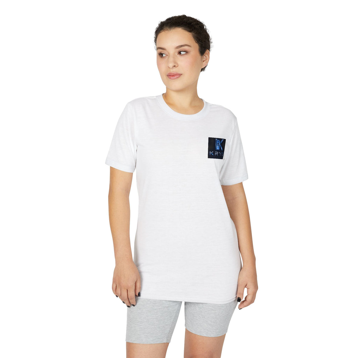 KRYO Logo Performance T‑Shirt — Futuristic Cryo Tech Graphic Tee