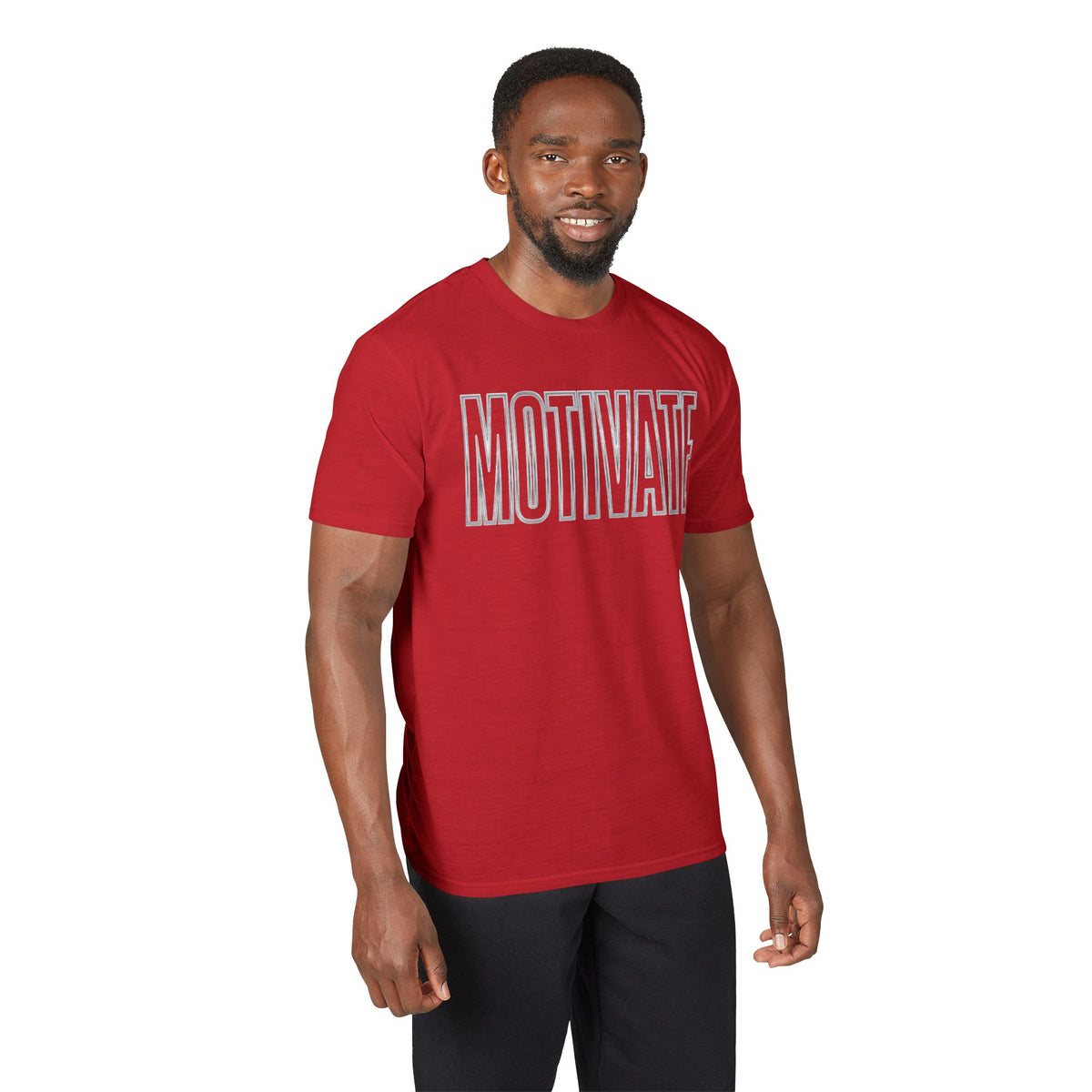 Kryo Workout Gear Motivate Performance T-Shirt — Vintage Block Letter Athletic Tee