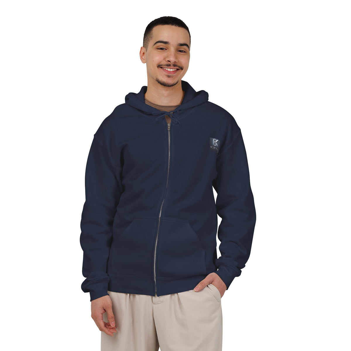 Kryo Creepy Clown Zip Hoodie – Vintage Horror Graphic Full‑Zip Sweatshirt