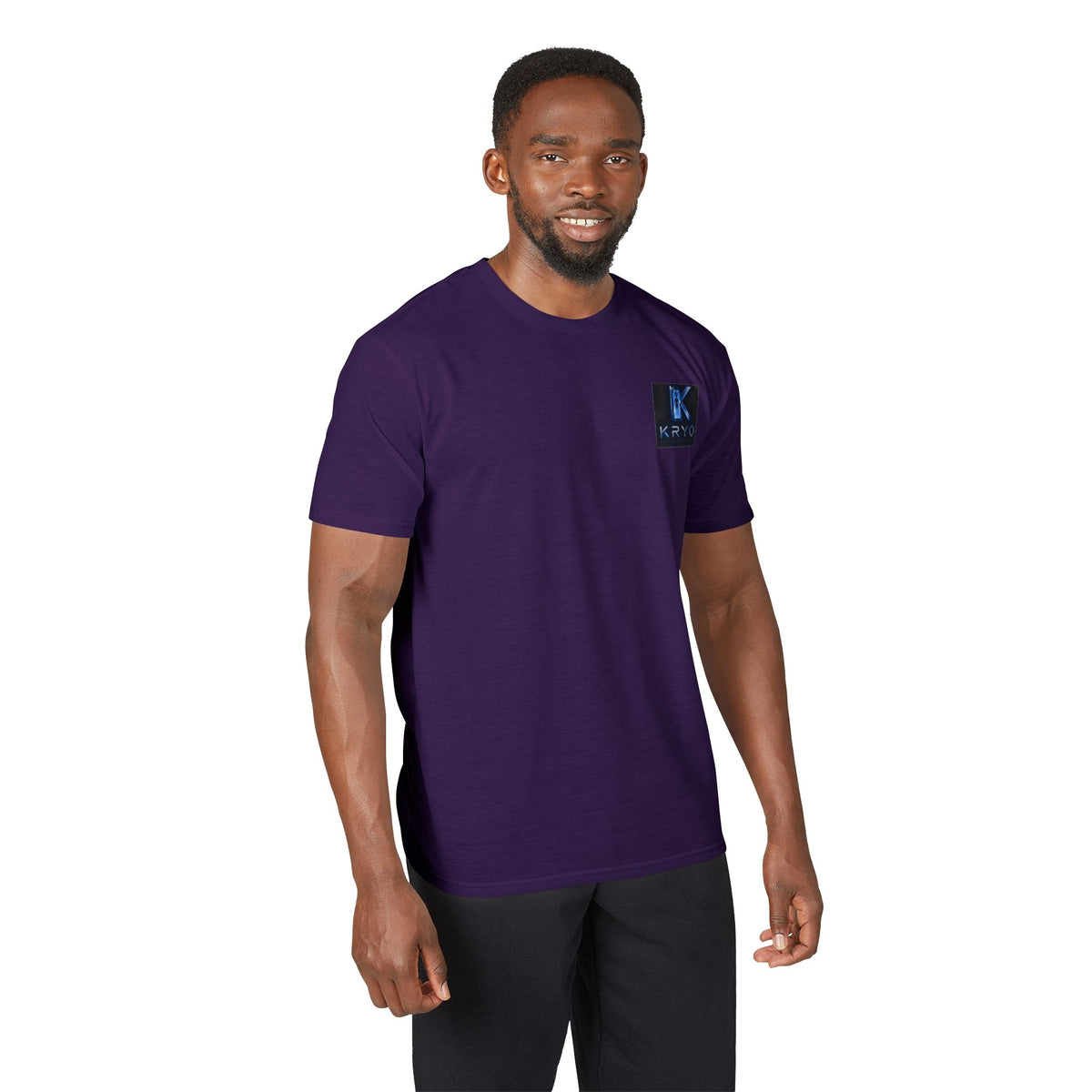 KRYO Logo Performance T‑Shirt — Futuristic Cryo Tech Graphic Tee