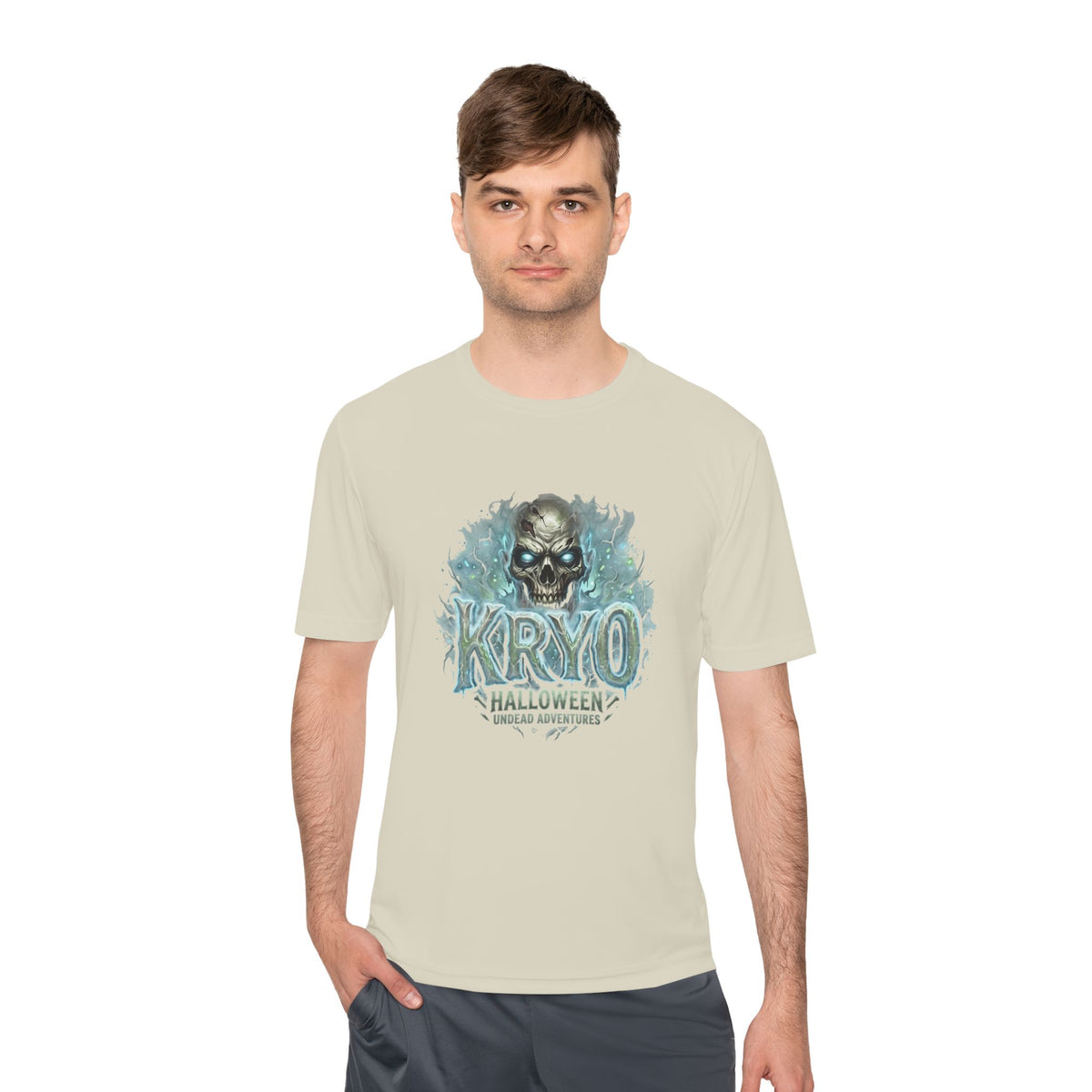 Kryo Halloween Skull Tee — Moisture‑Wicking Horror Graphic Tee
