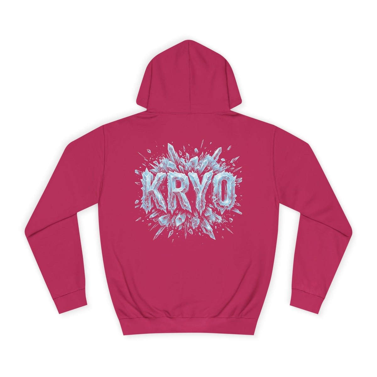 Ice Splash Hoodie — "KRYO" Graphic College Pullover