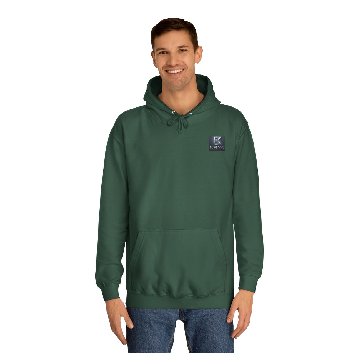 Ice Splash Hoodie — "KRYO" Graphic College Pullover
