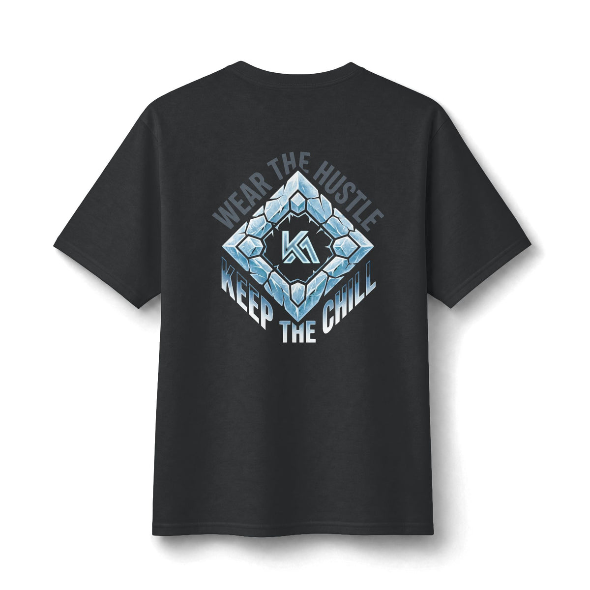 Baseball Diamond Wear the Hustle Keep the Chill T-Shirt — Kryo Ice Logo Graphic Tee