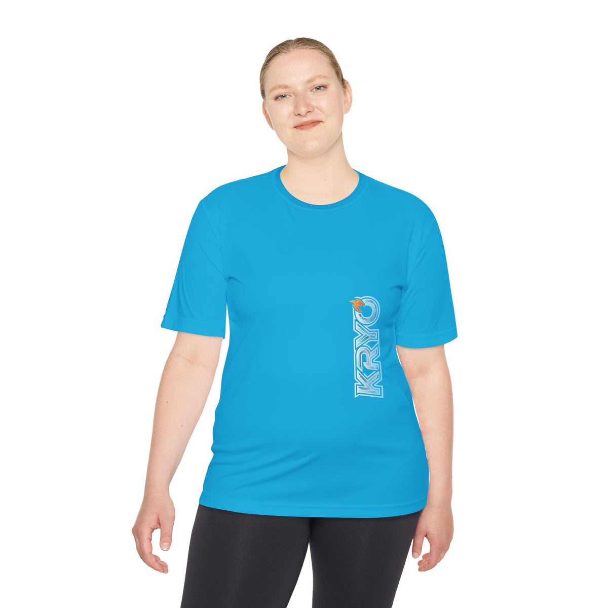 KRYO Workout Gear Vertical Logo Performance Tee