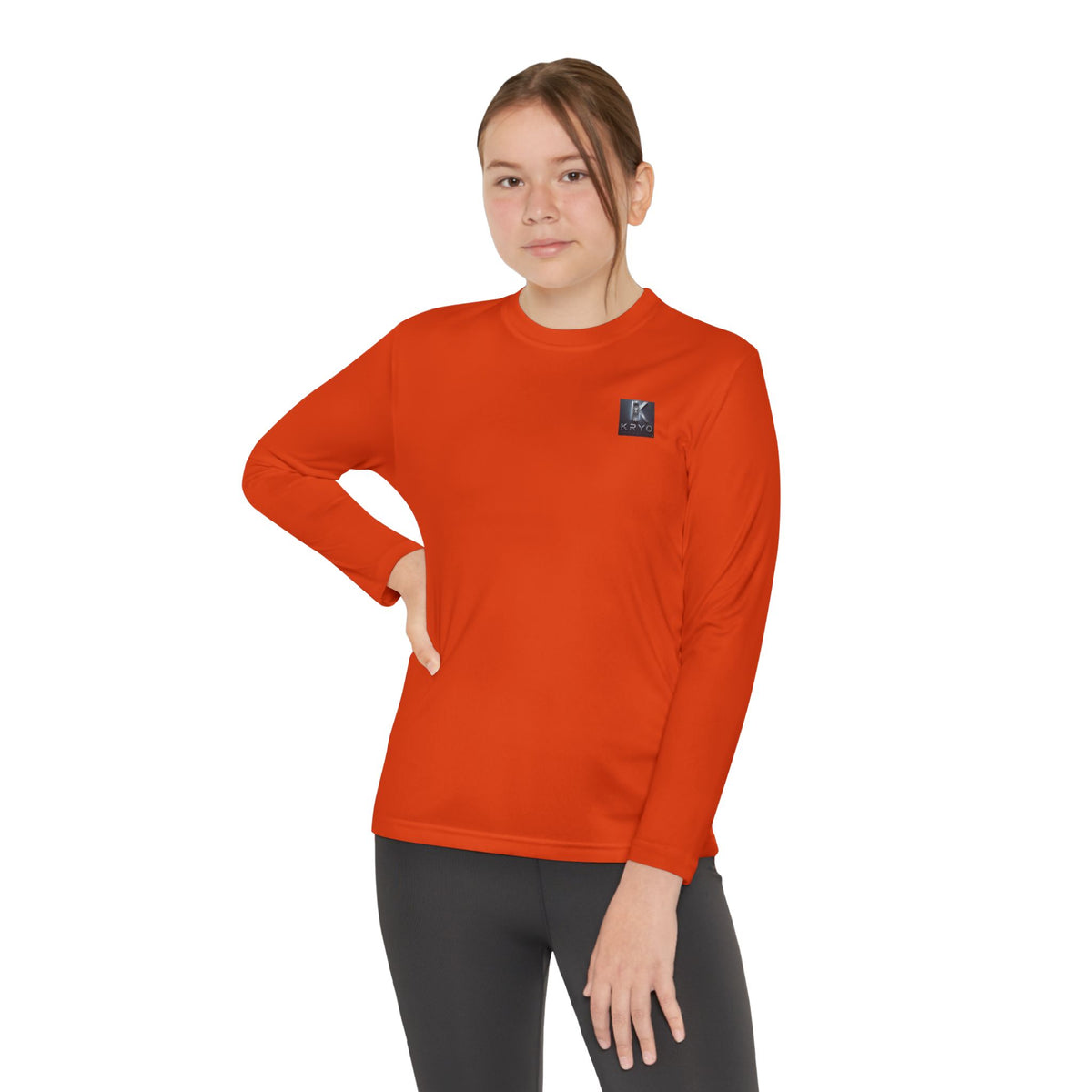 Kryo Youth Volleyball Long Sleeve Tee — 'Play. Athlete' Graphic