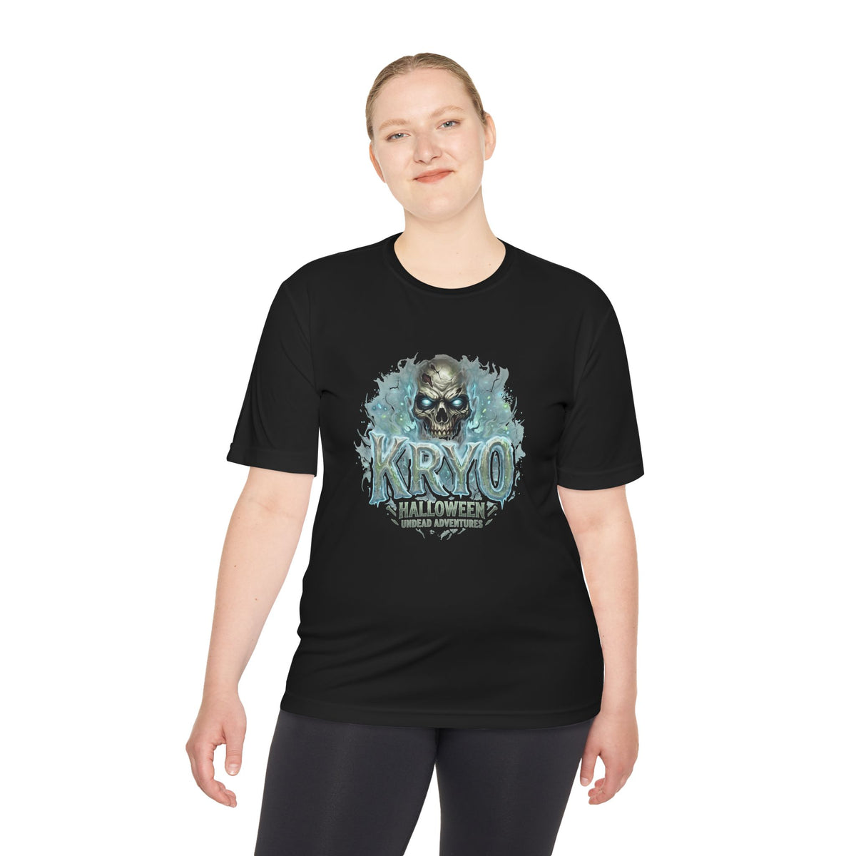 Kryo Halloween Skull Tee — Moisture‑Wicking Horror Graphic Tee