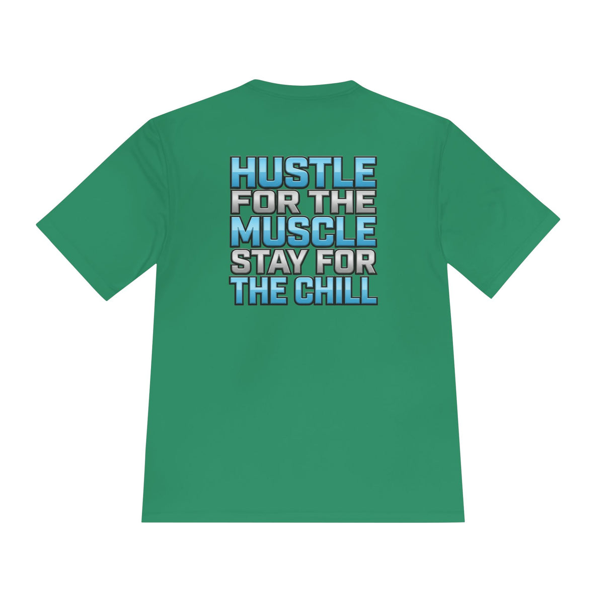 Kryo Workout Gear Hustle for the Muscle Graphic Tee — Moisture-Wicking Active Shirt