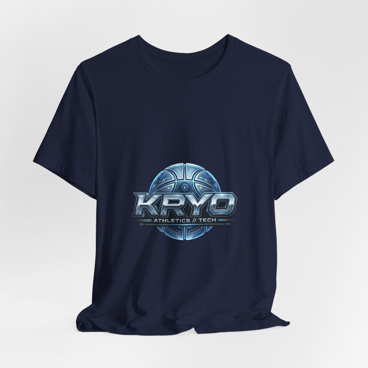 KRYO Athletic Tech Logo T‑Shirt — Futuristic Sports Graphic Tee