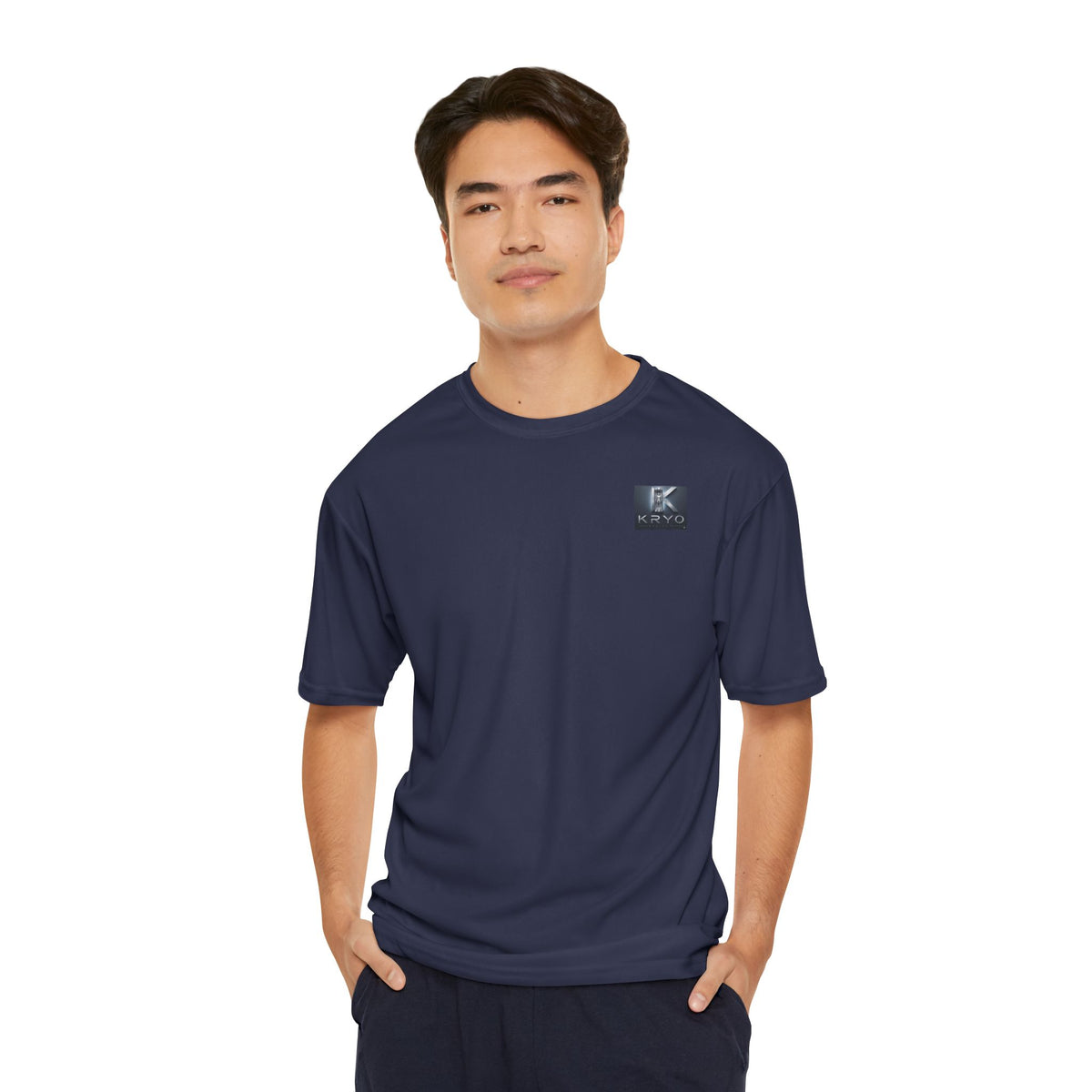 Skeleton Holding Basketball Performance Tee — Men's Athletic Shirt