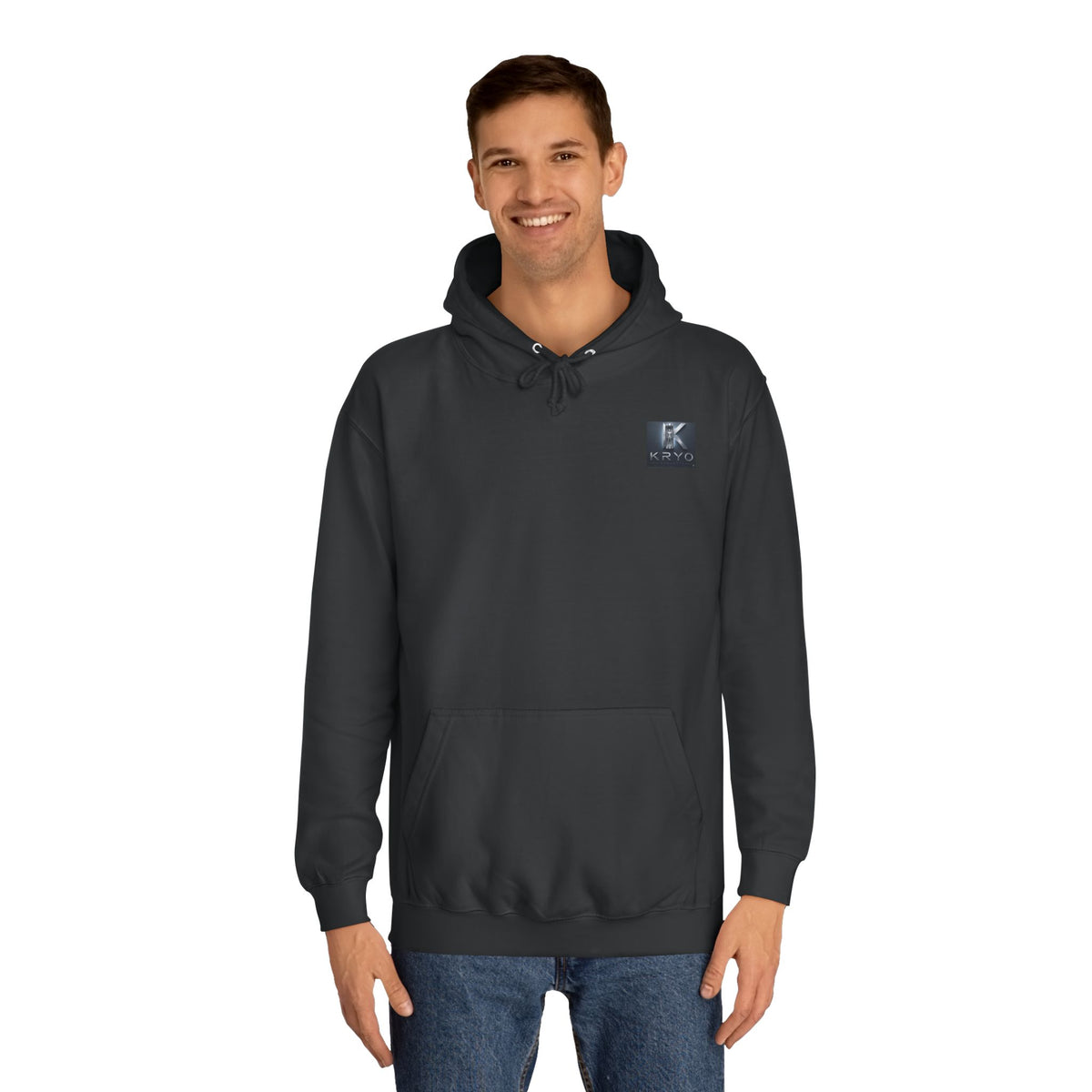 Ice Splash Hoodie — "KRYO" Graphic College Pullover