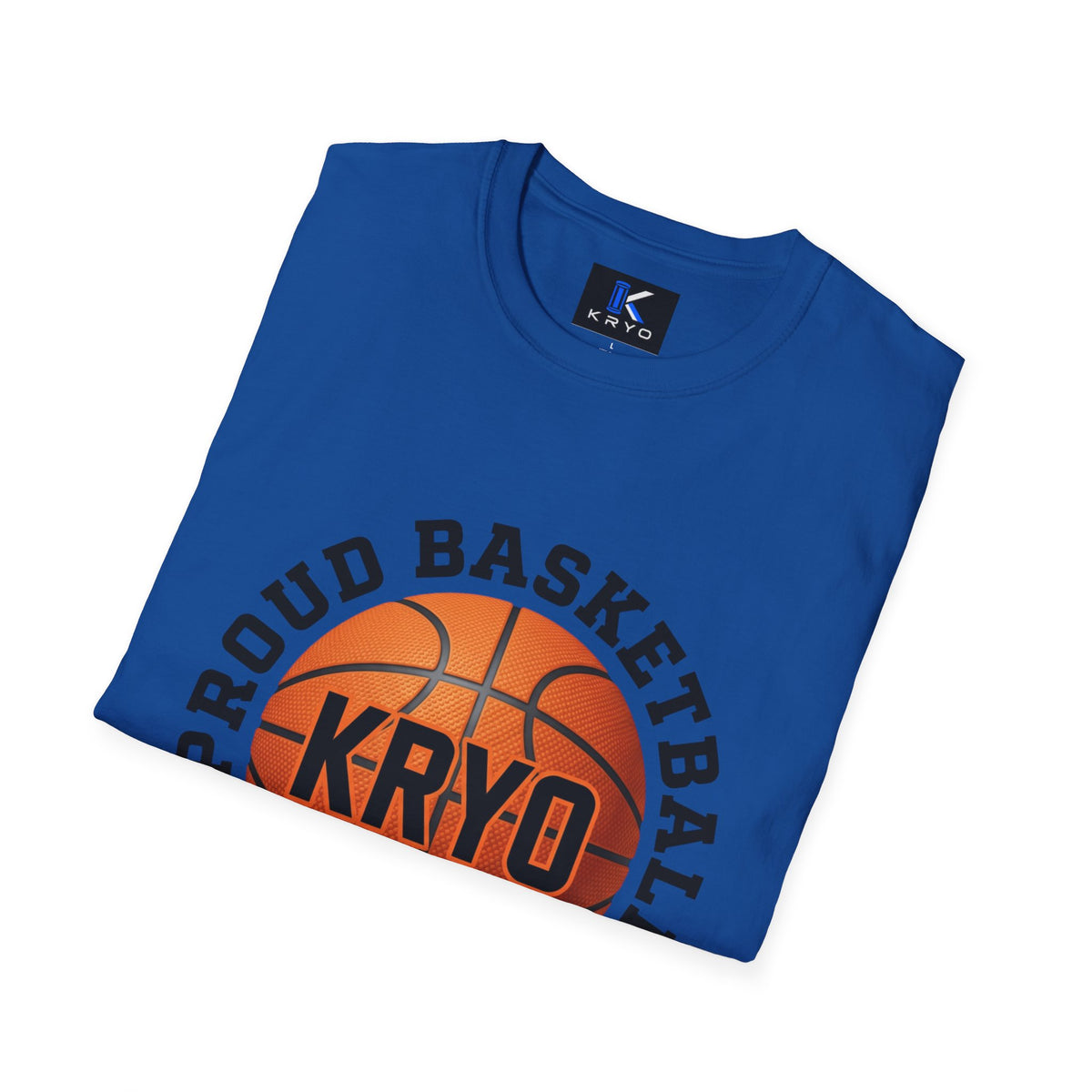 Proud Basketball Mom T-Shirt — Custom Name (KRYO) Basketball Tee
