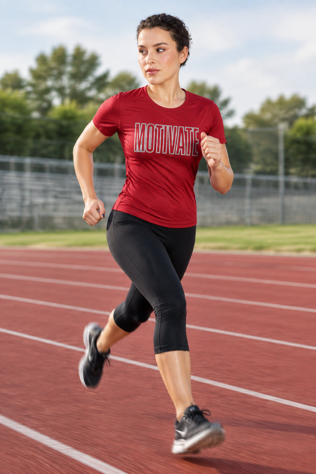 Kryo Workout Gear Motivate Performance T-Shirt — Vintage Block Letter Athletic Tee