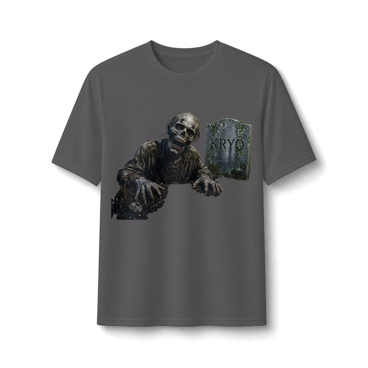 Zombie Tombstone Performance Tee — KRYO Graphic Athletic Shirt
