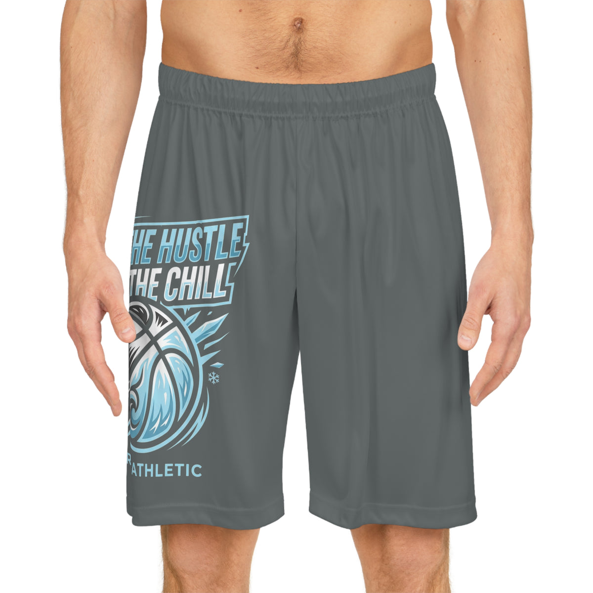 Basketball Shorts — "Wear the Hustle, Keep the Chill" Athletic AOP Shorts