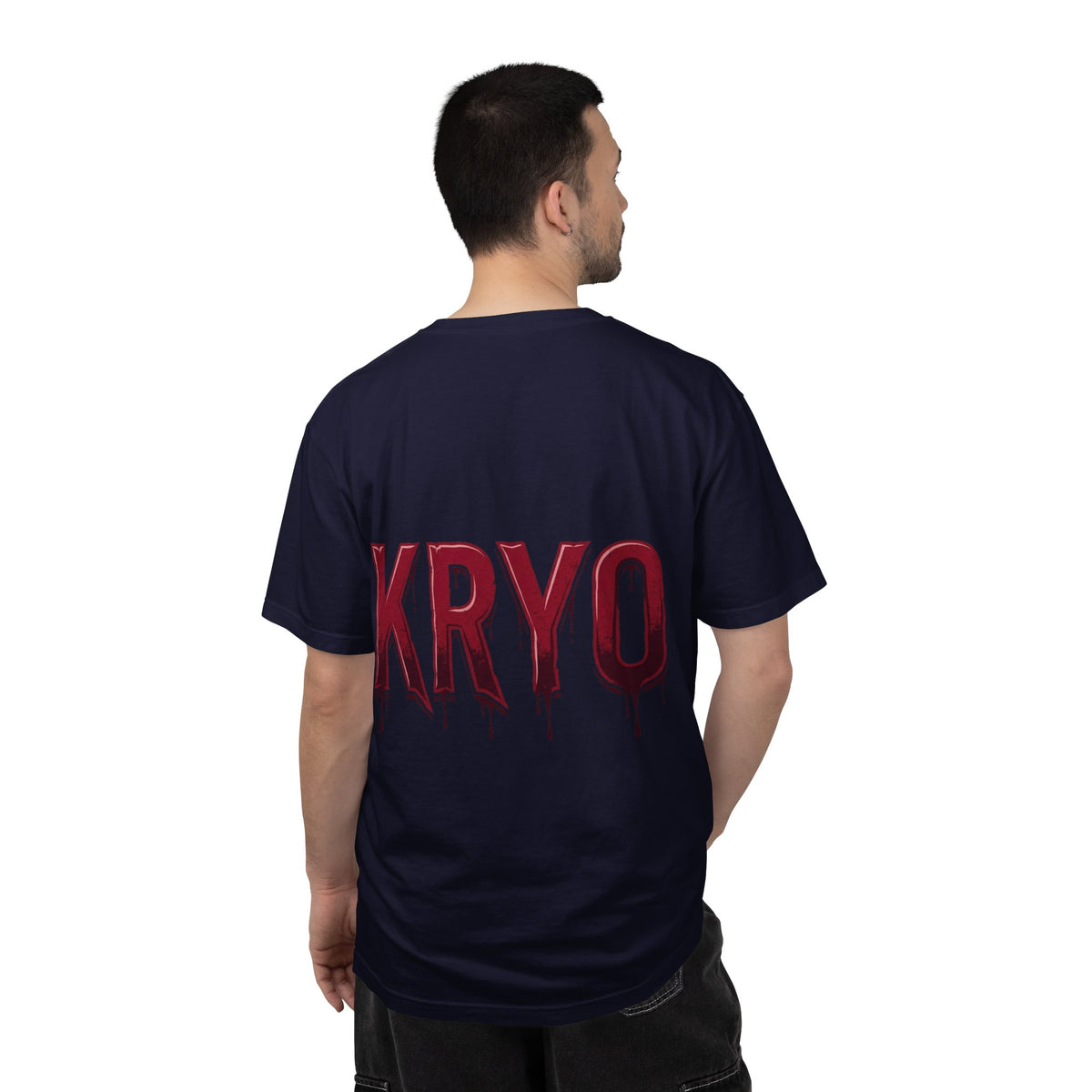 Creepy Clown Axe T-Shirt — 'KRYO' Dripping Back Graphic, Horror Halloween Tee