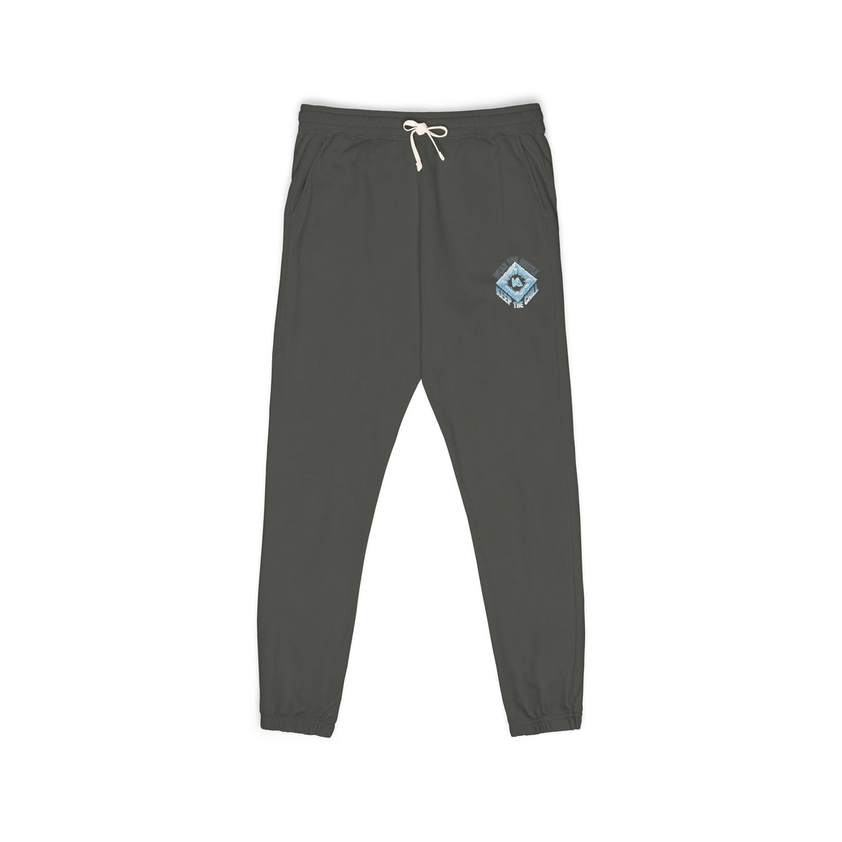 Kryo Baseball Cozy Geo Emblem Sweatpants — Garment-Dyed Fleece Joggers