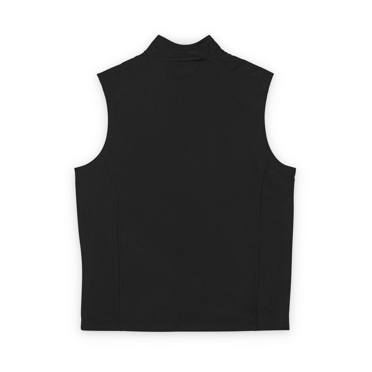 Men's Kryo Soft Shell Vest — Blue 'K' Logo Chest Patch, Windproof Layer for Casual & Workwear
