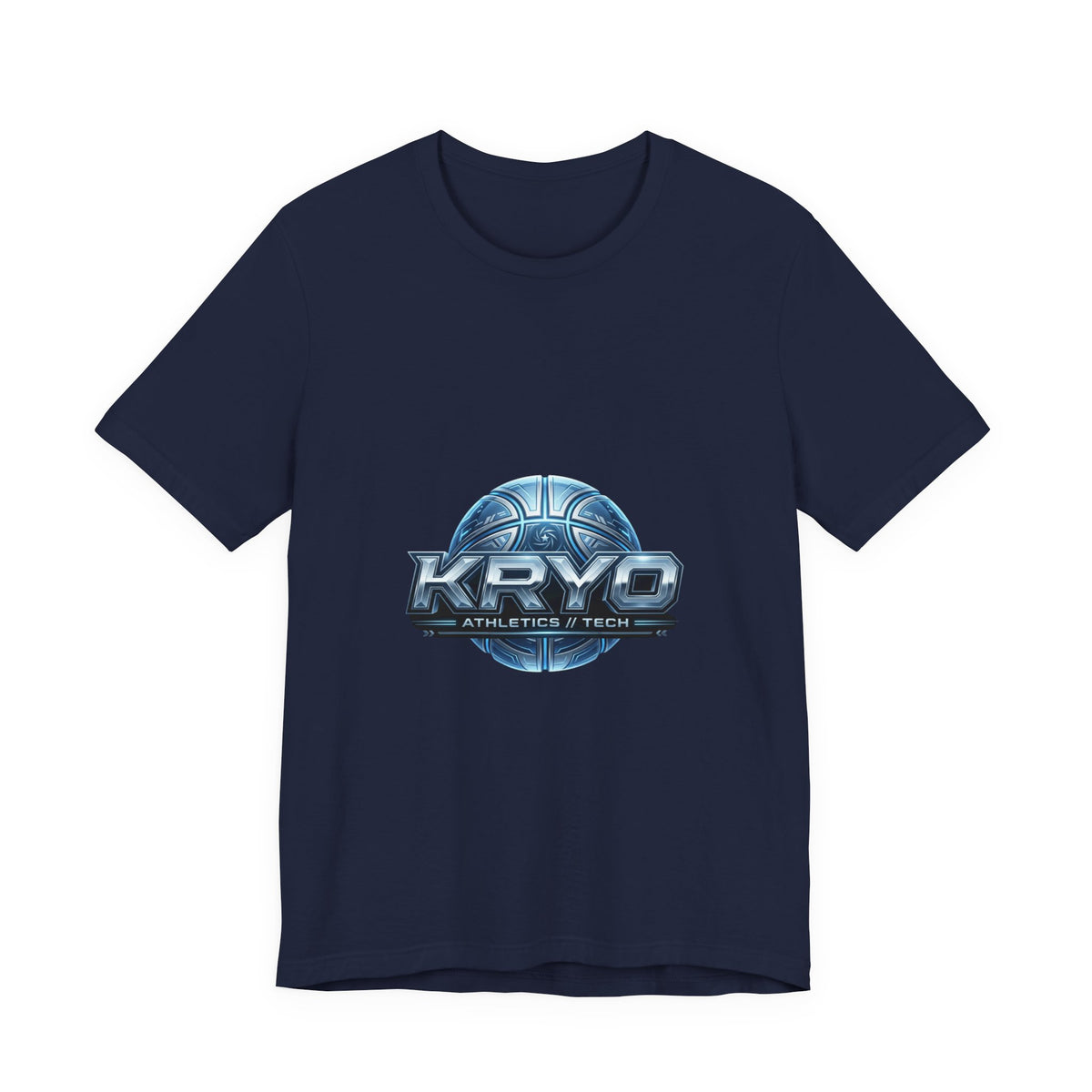 KRYO Athletic Tech Logo T‑Shirt — Futuristic Sports Graphic Tee