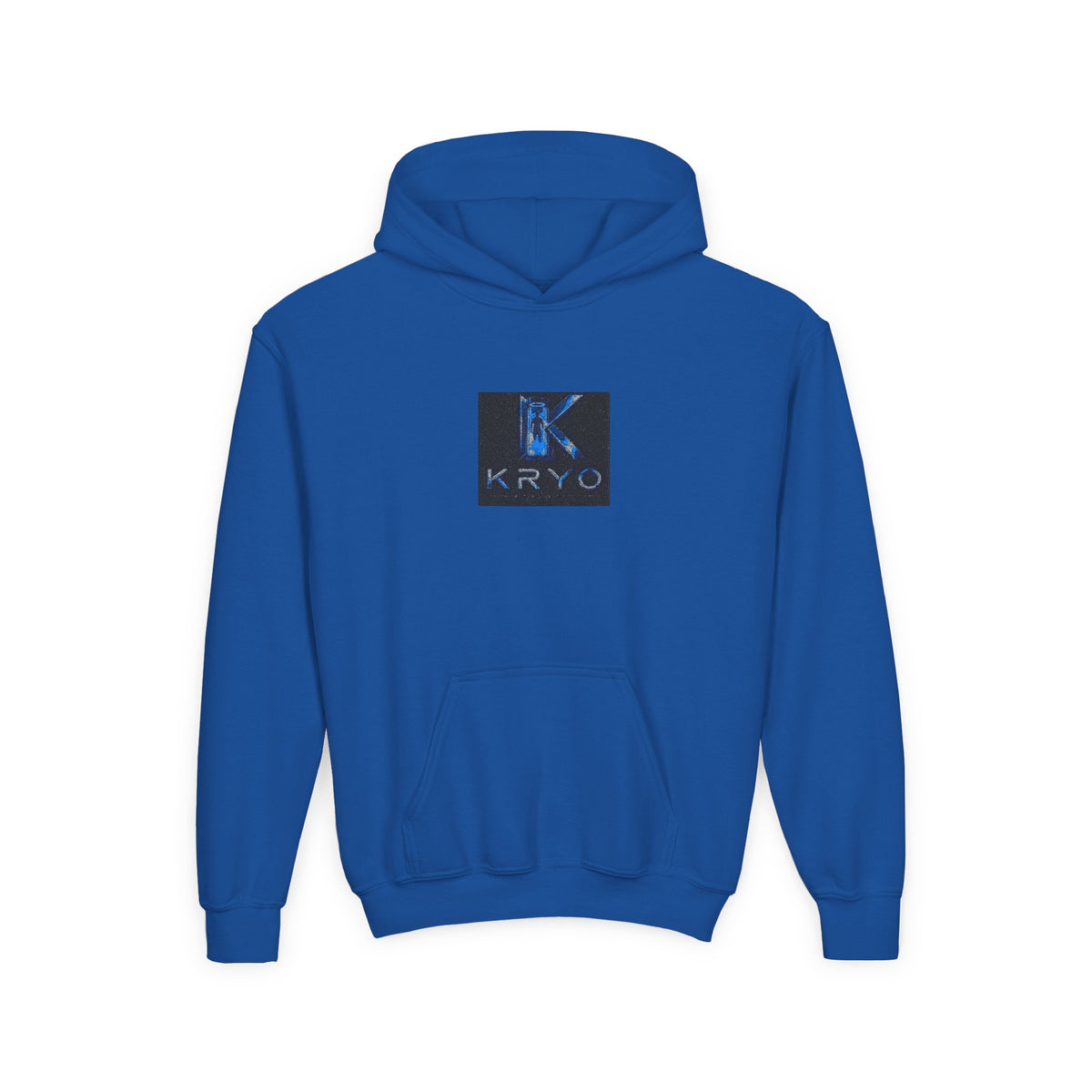 Youth Hoodie with KRYO Blue Logo — Cool Gamer Streetwear