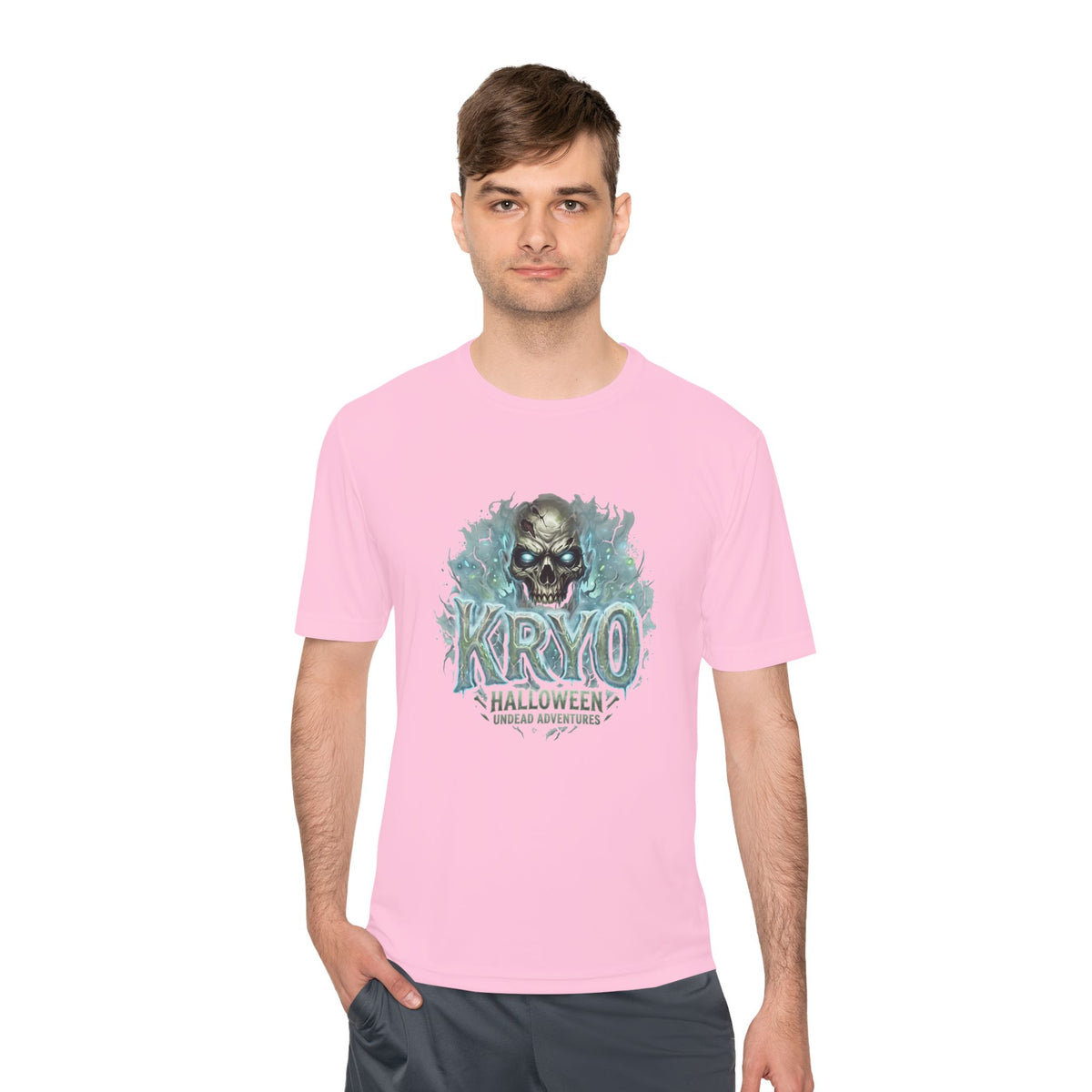 Kryo Halloween Skull Tee — Moisture‑Wicking Horror Graphic Tee