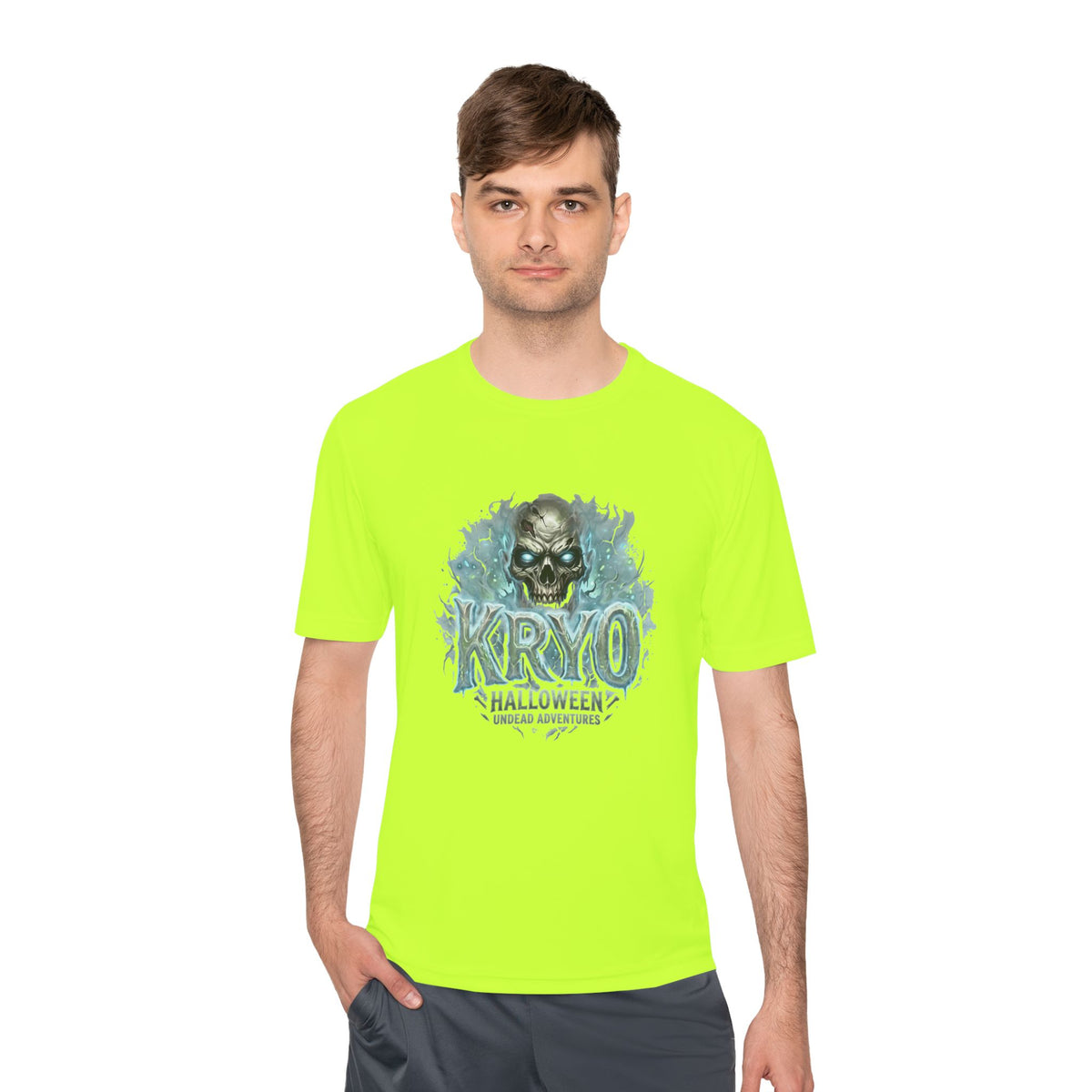 Kryo Halloween Skull Tee — Moisture‑Wicking Horror Graphic Tee