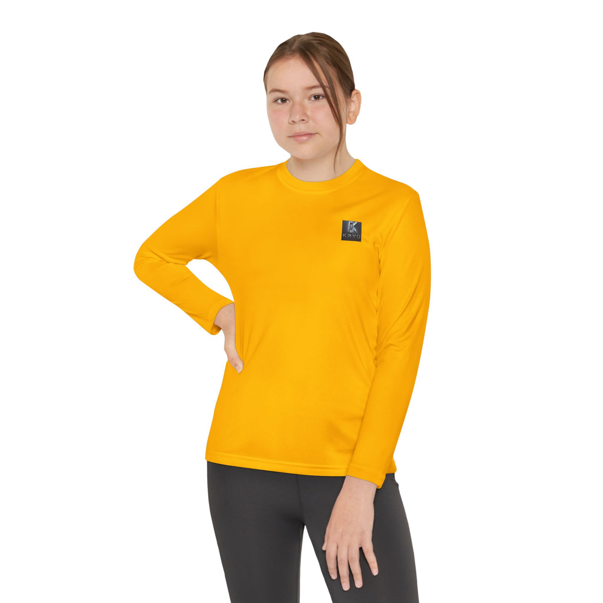 Kryo Youth Volleyball Long Sleeve Tee — 'Play. Athlete' Graphic