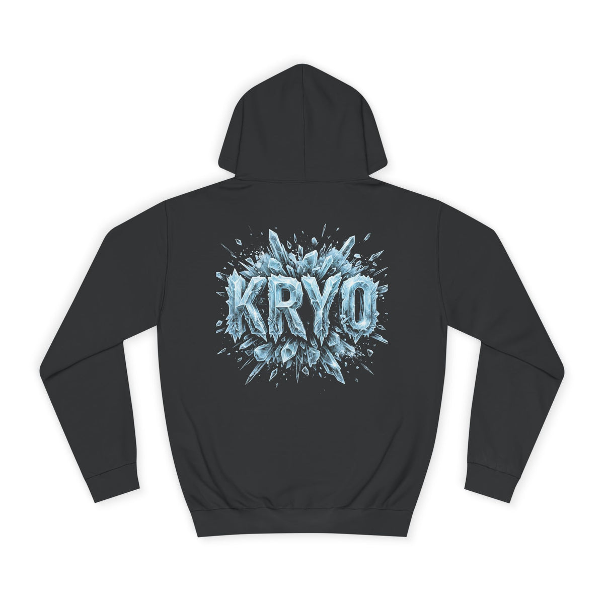 Ice Splash Hoodie — "KRYO" Graphic College Pullover