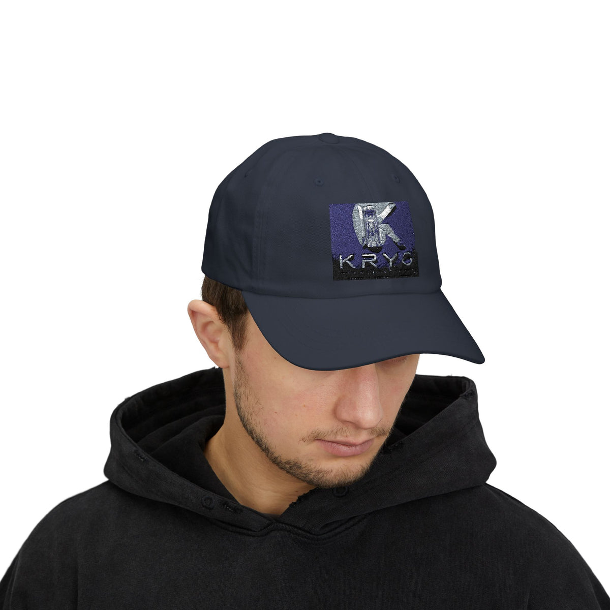 KRYO Logo Dad Cap - Embroidered White Baseball Hat