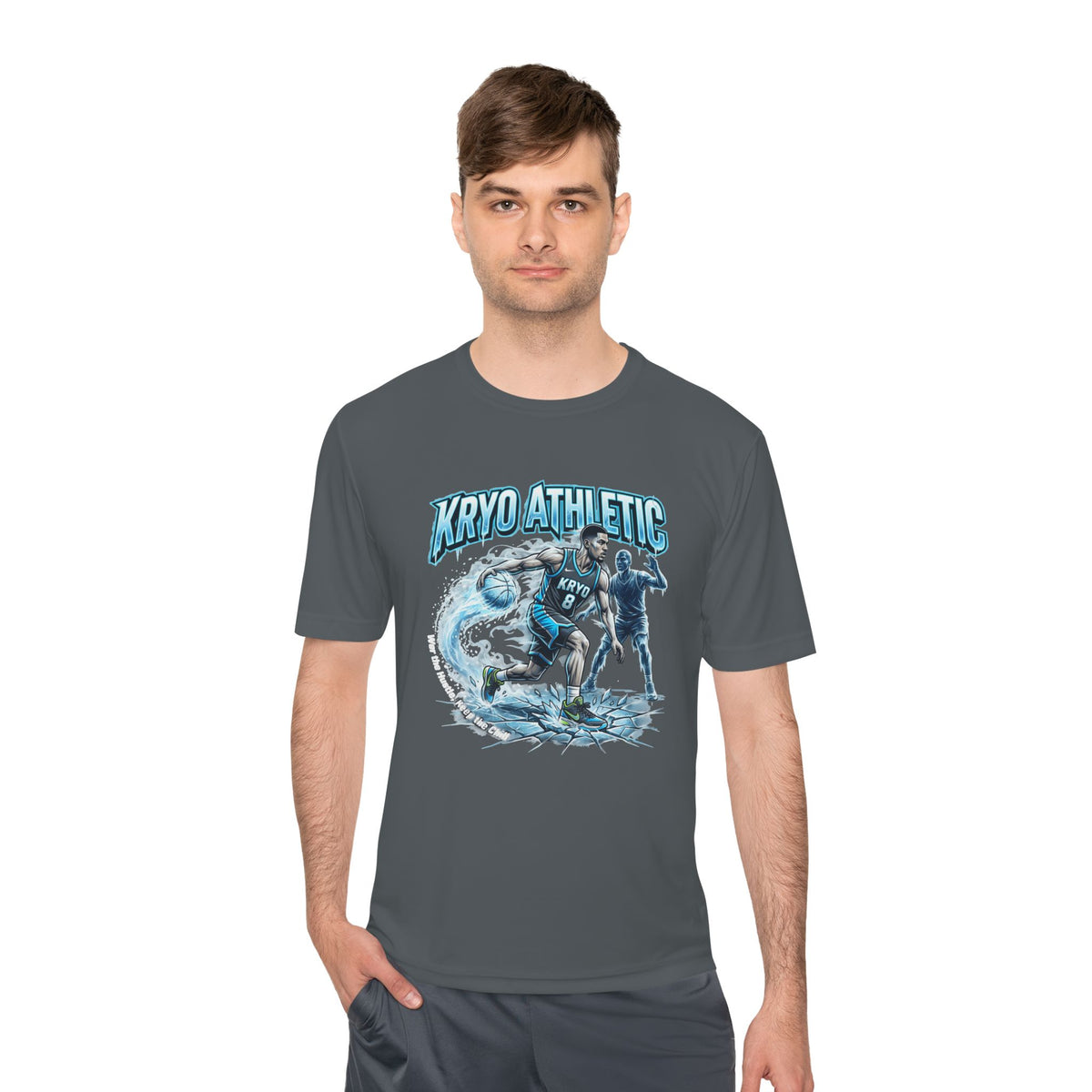Kryo Athletic Basketball Graphic Tee — Performance Moisture‑Wicking Shirt