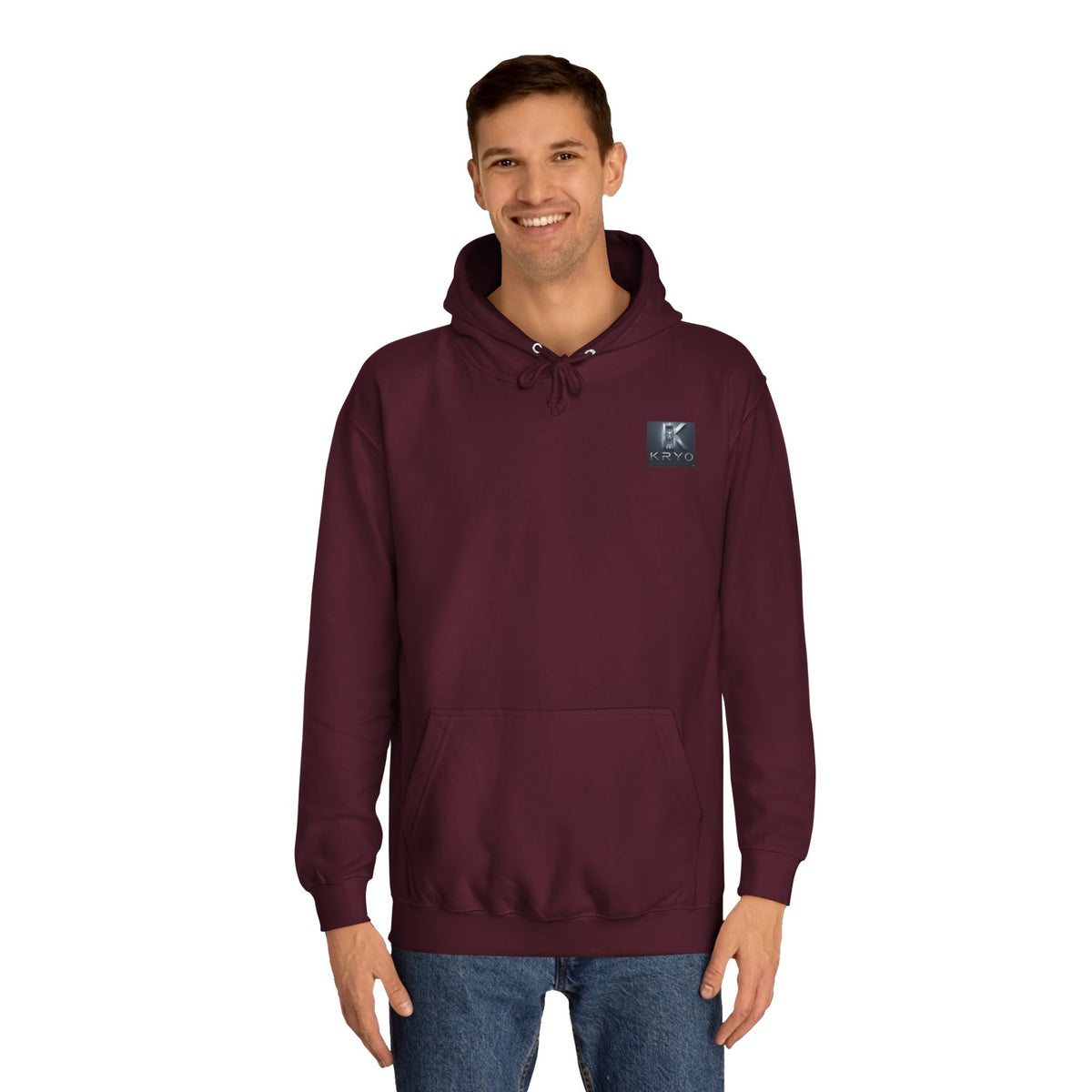 Ice Splash Hoodie — "KRYO" Graphic College Pullover