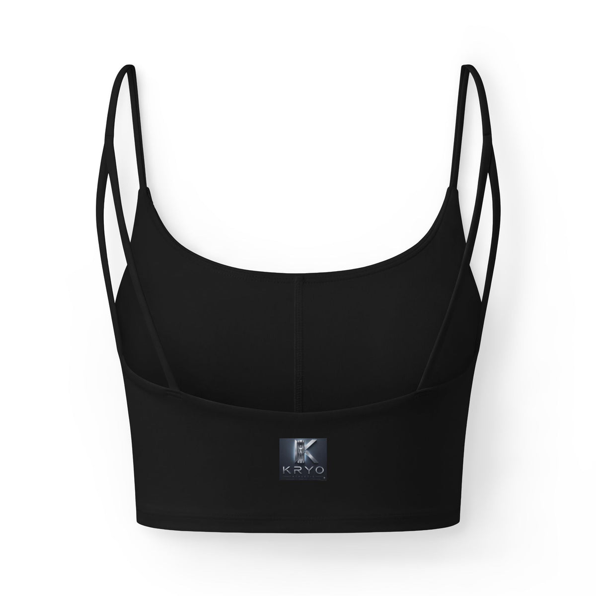 Wave Rider Luxe Bra —Kryo Basketball Graphic Crop Top